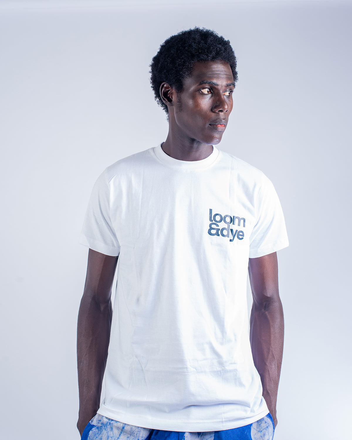Black Unisex Loom & Dye Short Sleeve T-Shirt