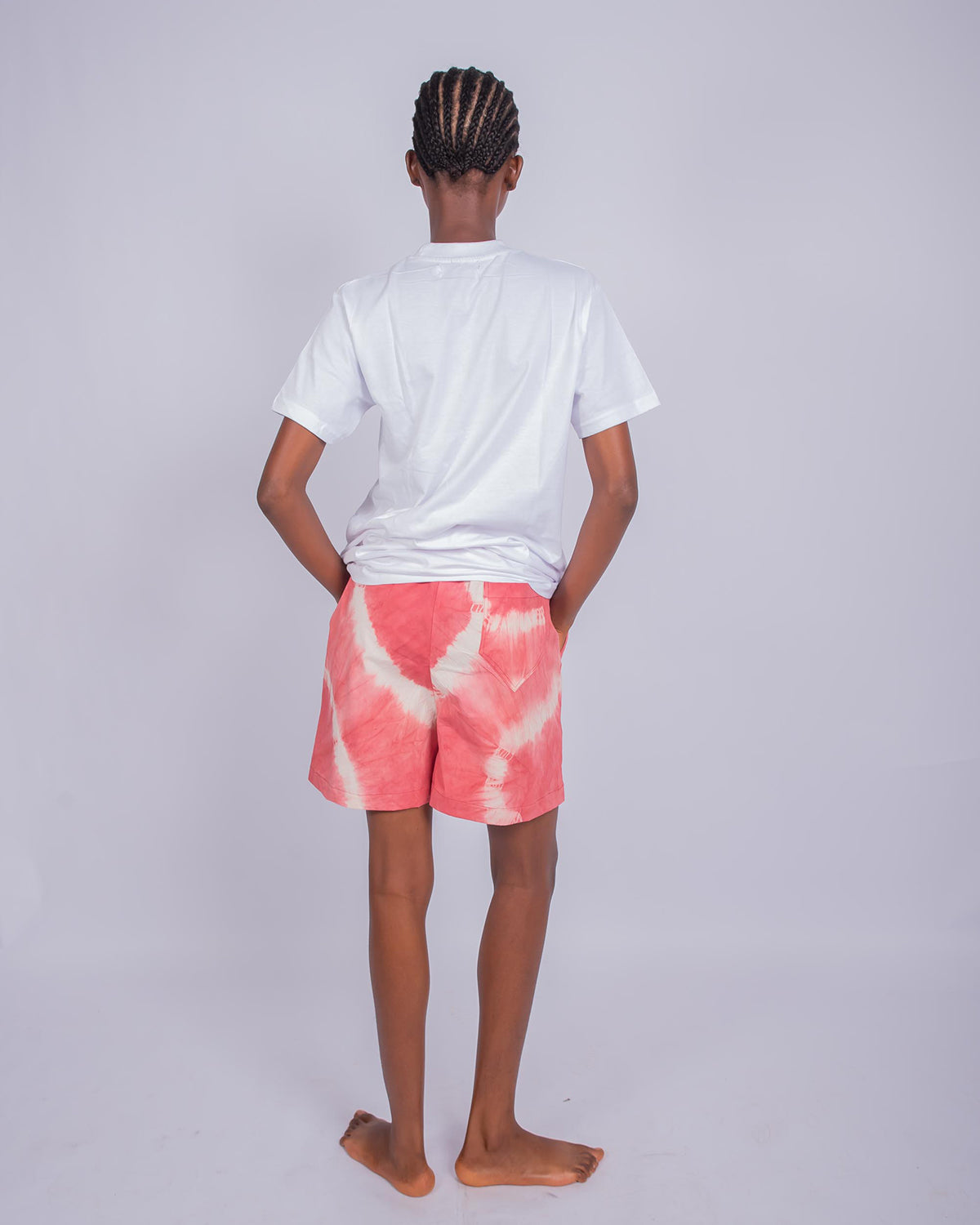 White Unisex Loom & Dye Short Sleeve T-Shirt